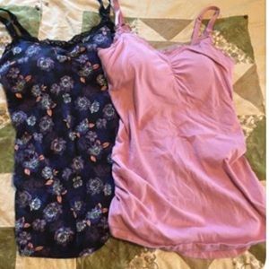 Maternity nursing Camisoles with built in bra